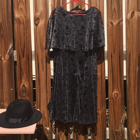 Gabby Skye Black Sparkly Fancy Party Dress Size 14 - Picture 10 of 10